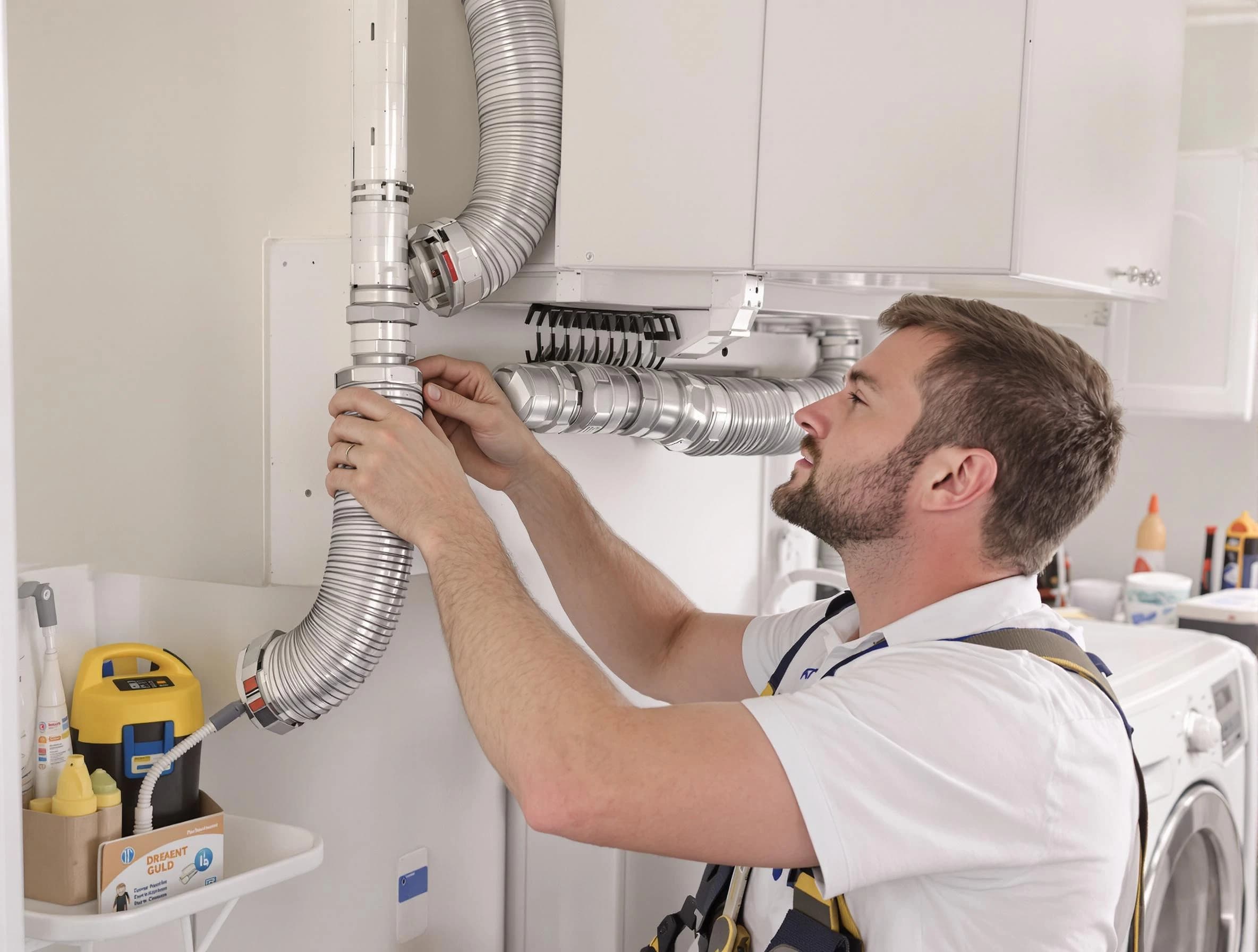 Professional dryer vent repair and installation by Spencer Dryer Vent Cleaning in Spencer